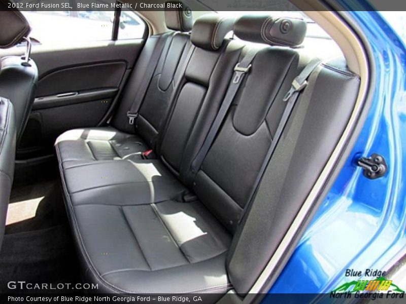 Blue Flame Metallic / Charcoal Black 2012 Ford Fusion SEL