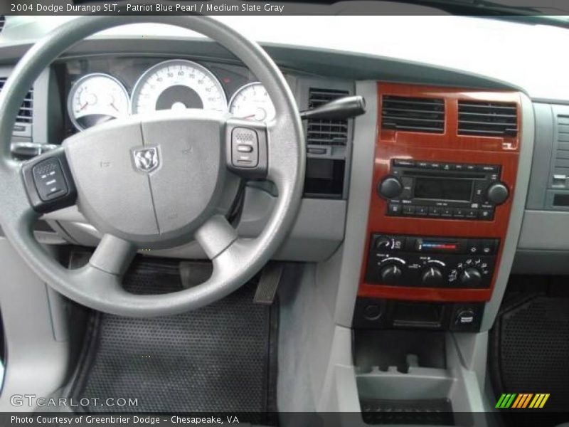 Patriot Blue Pearl / Medium Slate Gray 2004 Dodge Durango SLT