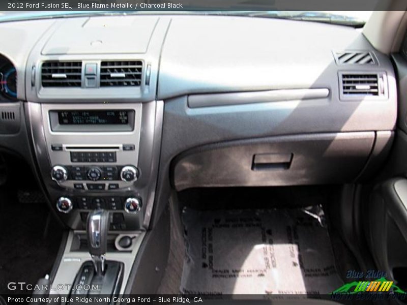 Blue Flame Metallic / Charcoal Black 2012 Ford Fusion SEL