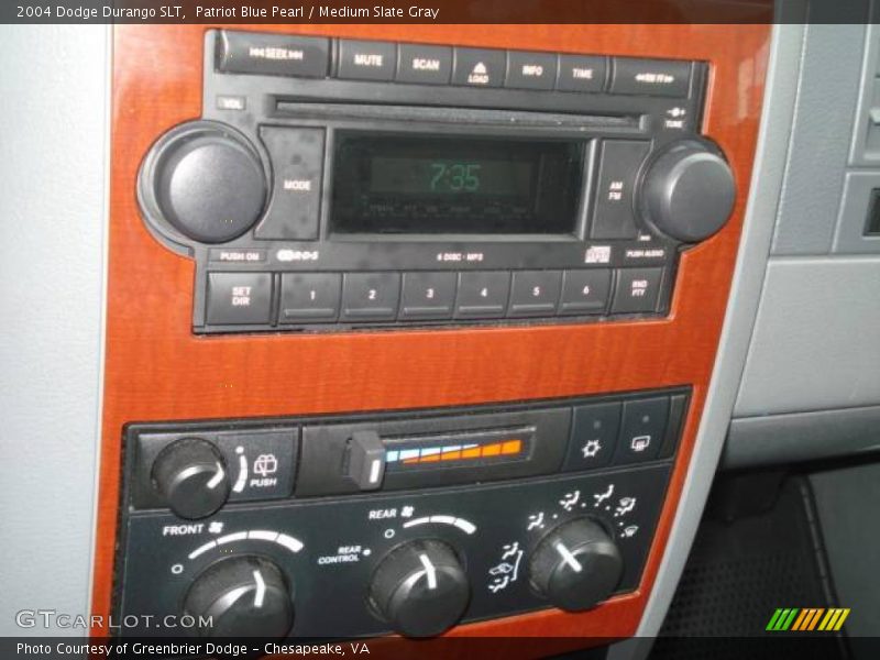 Patriot Blue Pearl / Medium Slate Gray 2004 Dodge Durango SLT