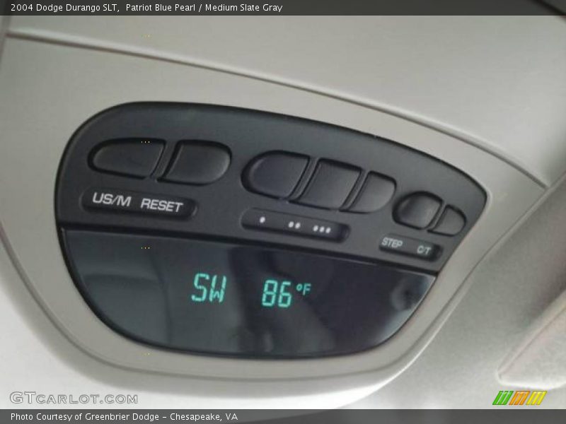Patriot Blue Pearl / Medium Slate Gray 2004 Dodge Durango SLT