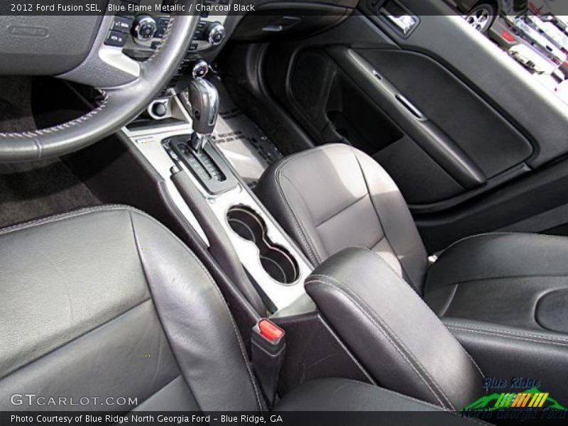 Blue Flame Metallic / Charcoal Black 2012 Ford Fusion SEL