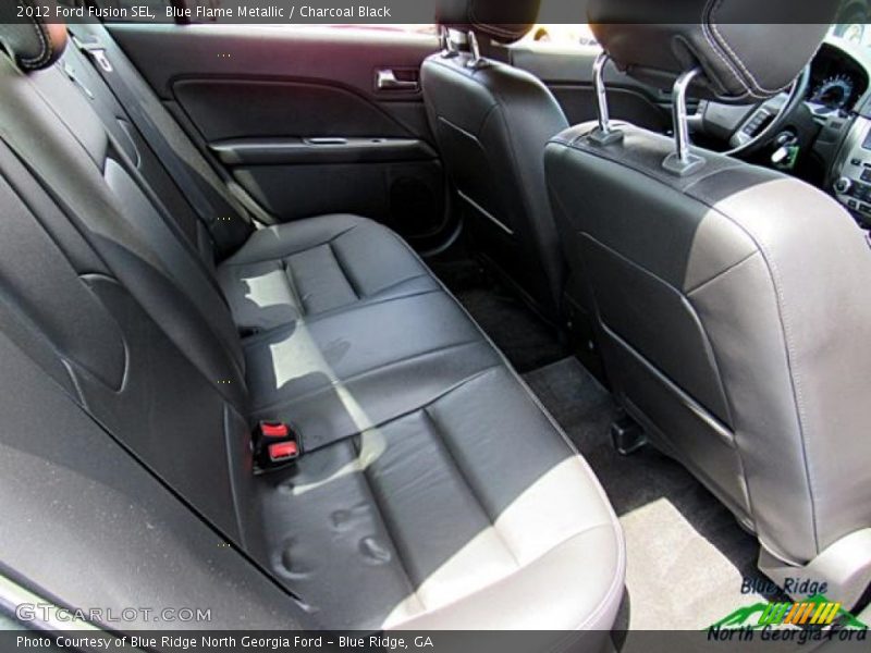 Blue Flame Metallic / Charcoal Black 2012 Ford Fusion SEL