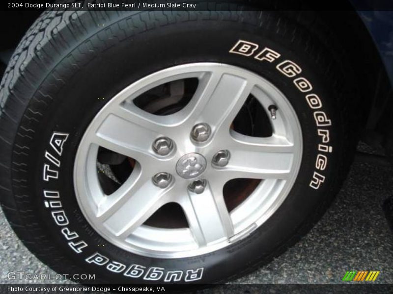 Patriot Blue Pearl / Medium Slate Gray 2004 Dodge Durango SLT