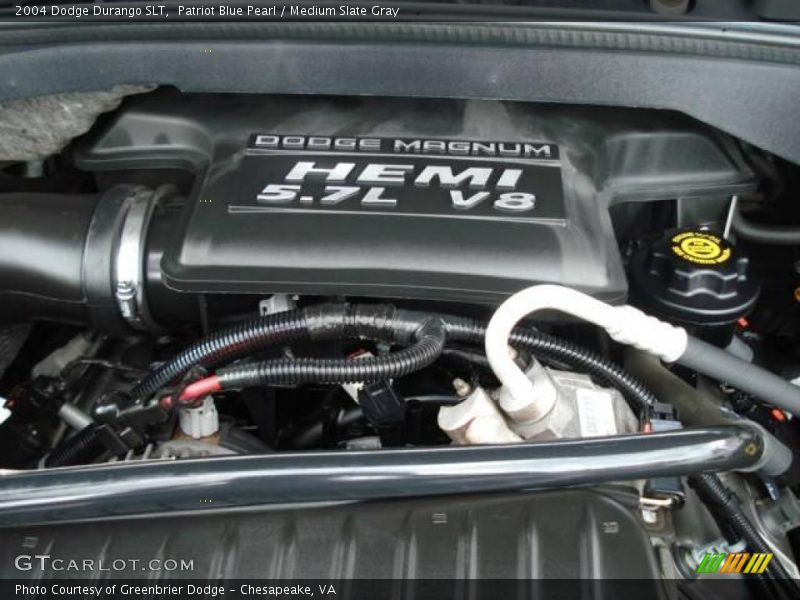 Patriot Blue Pearl / Medium Slate Gray 2004 Dodge Durango SLT