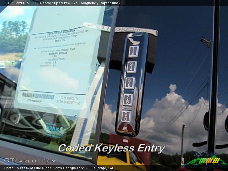 Magnetic / Raptor Black 2017 Ford F150 SVT Raptor SuperCrew 4x4