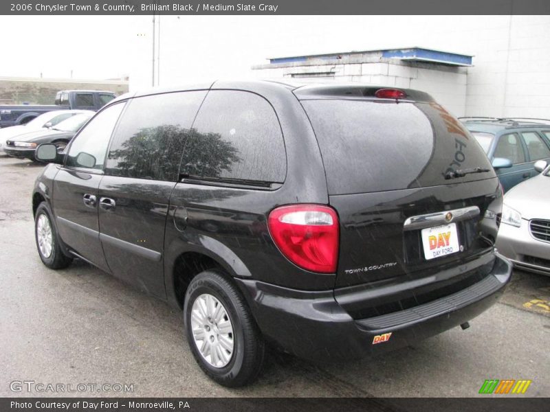 Brilliant Black / Medium Slate Gray 2006 Chrysler Town & Country