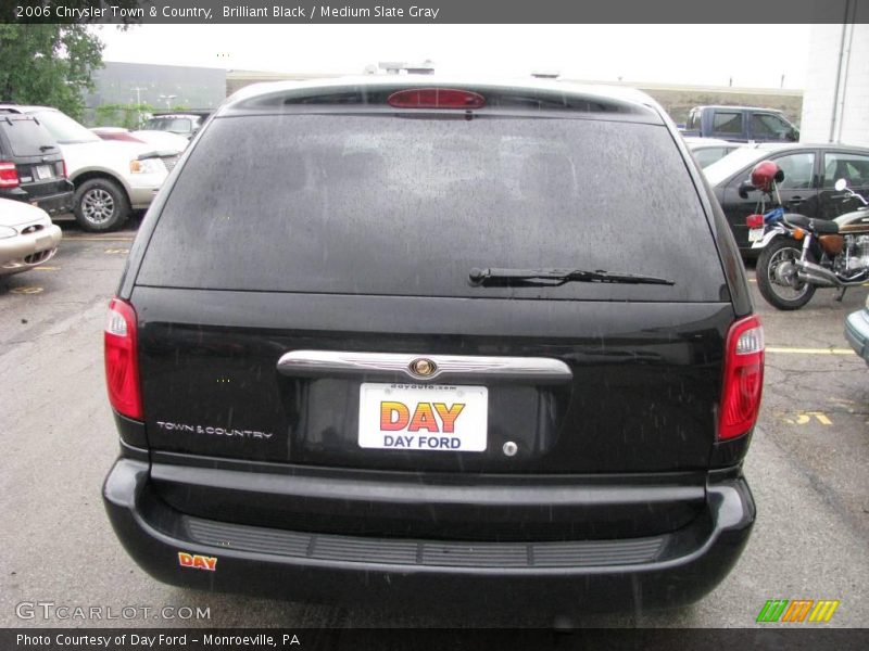 Brilliant Black / Medium Slate Gray 2006 Chrysler Town & Country