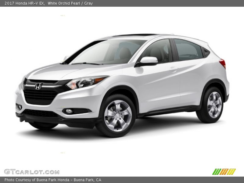 White Orchid Pearl / Gray 2017 Honda HR-V EX