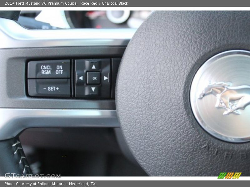 Race Red / Charcoal Black 2014 Ford Mustang V6 Premium Coupe