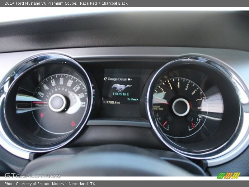 Race Red / Charcoal Black 2014 Ford Mustang V6 Premium Coupe