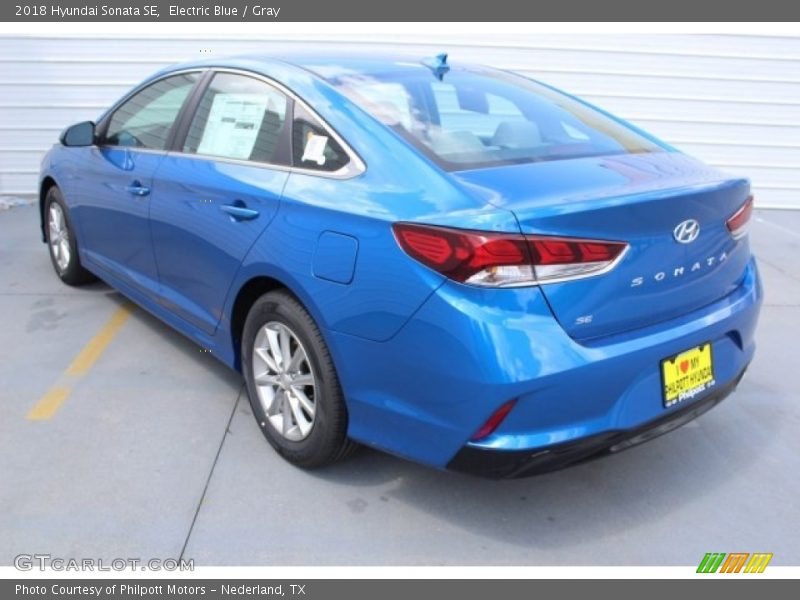 Electric Blue / Gray 2018 Hyundai Sonata SE
