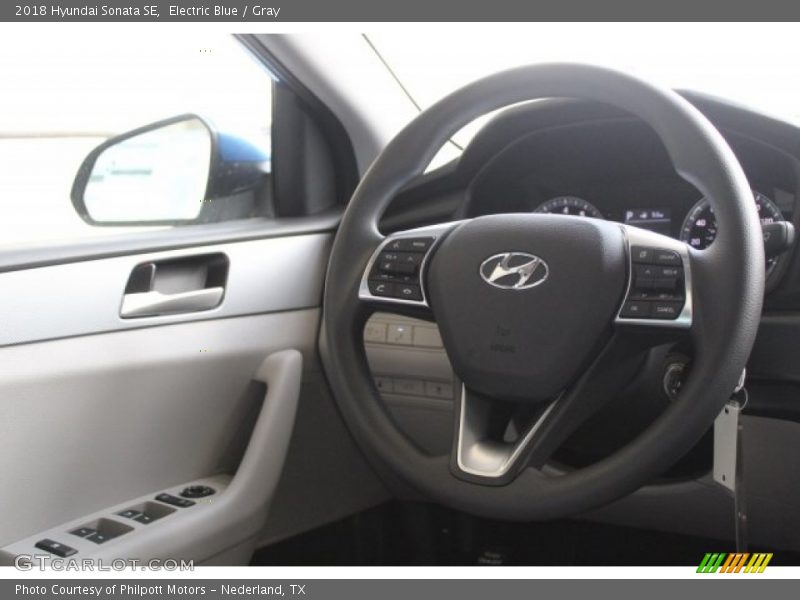 Electric Blue / Gray 2018 Hyundai Sonata SE