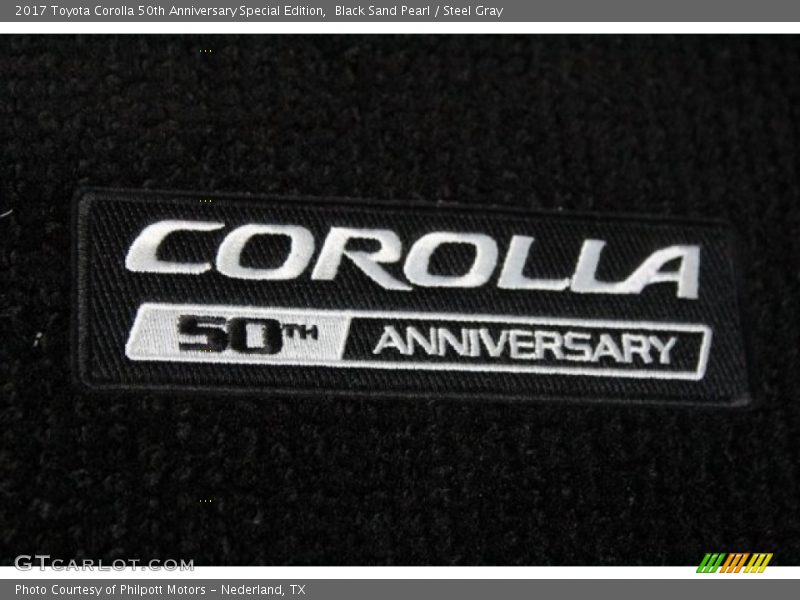 Black Sand Pearl / Steel Gray 2017 Toyota Corolla 50th Anniversary Special Edition