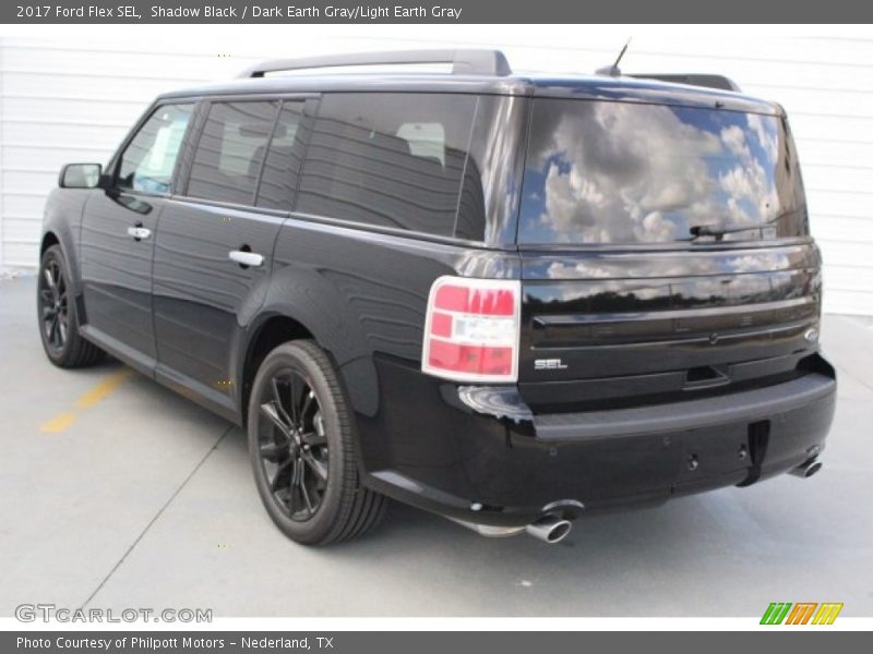 Shadow Black / Dark Earth Gray/Light Earth Gray 2017 Ford Flex SEL