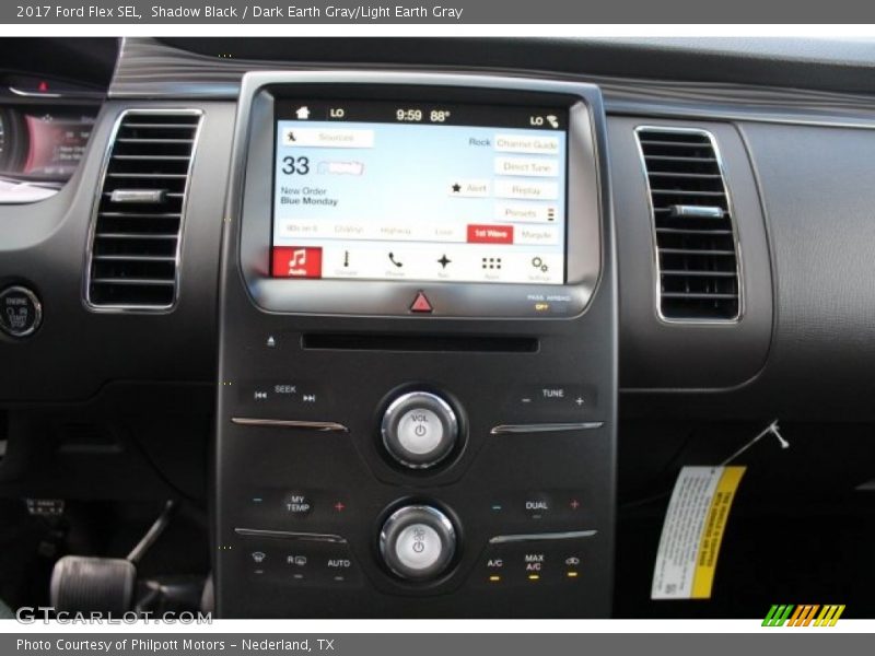 Shadow Black / Dark Earth Gray/Light Earth Gray 2017 Ford Flex SEL
