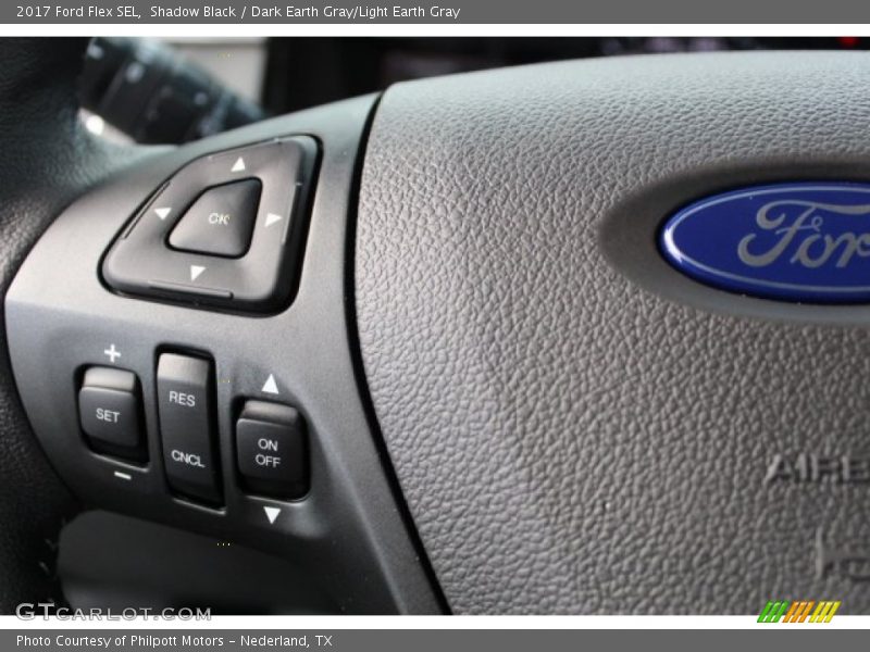 Shadow Black / Dark Earth Gray/Light Earth Gray 2017 Ford Flex SEL