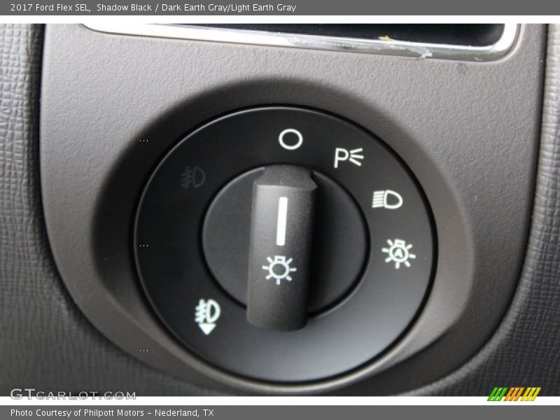 Shadow Black / Dark Earth Gray/Light Earth Gray 2017 Ford Flex SEL