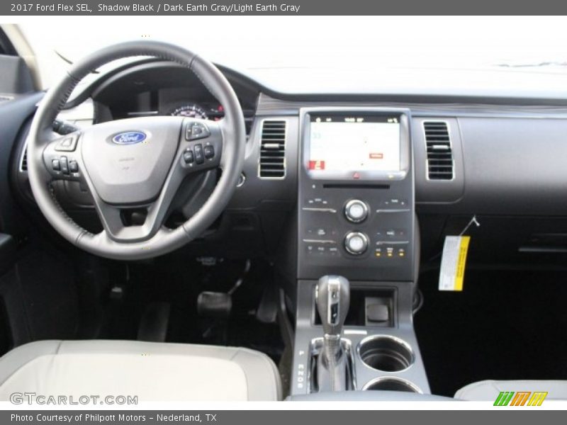 Shadow Black / Dark Earth Gray/Light Earth Gray 2017 Ford Flex SEL