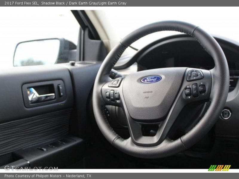 Shadow Black / Dark Earth Gray/Light Earth Gray 2017 Ford Flex SEL