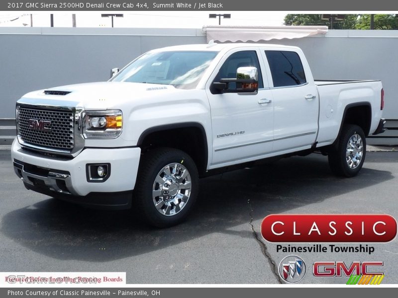Summit White / Jet Black 2017 GMC Sierra 2500HD Denali Crew Cab 4x4