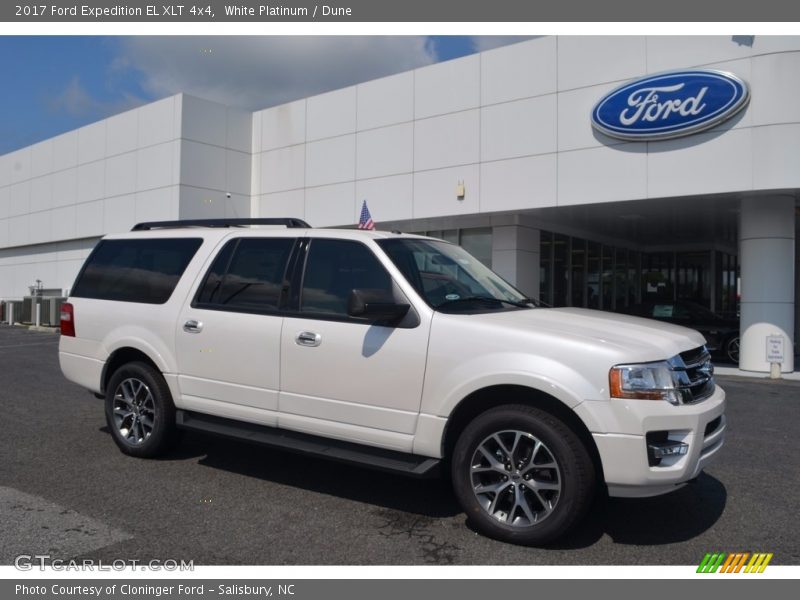 White Platinum / Dune 2017 Ford Expedition EL XLT 4x4