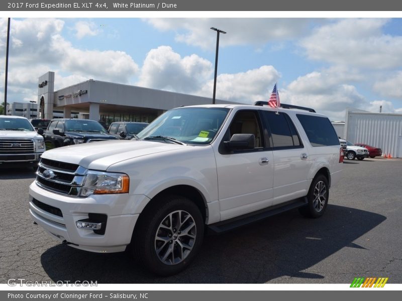 White Platinum / Dune 2017 Ford Expedition EL XLT 4x4