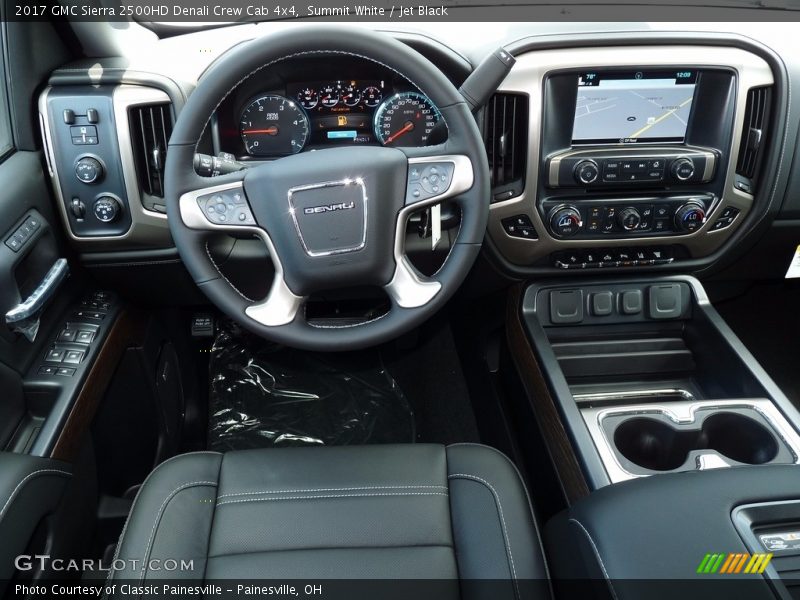 Summit White / Jet Black 2017 GMC Sierra 2500HD Denali Crew Cab 4x4