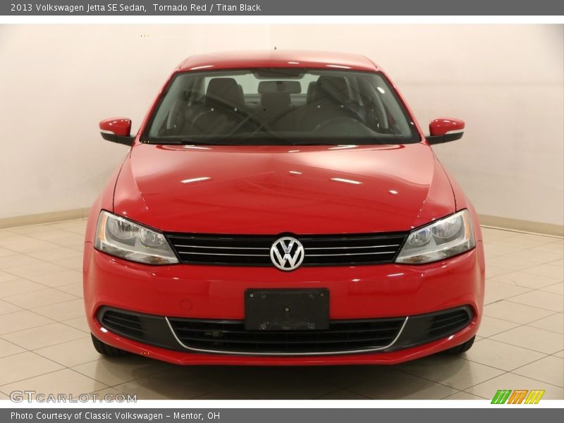 Tornado Red / Titan Black 2013 Volkswagen Jetta SE Sedan