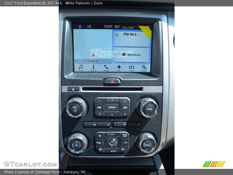 White Platinum / Dune 2017 Ford Expedition EL XLT 4x4