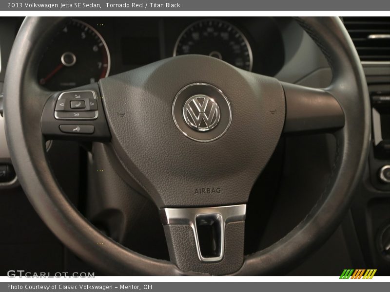 Tornado Red / Titan Black 2013 Volkswagen Jetta SE Sedan