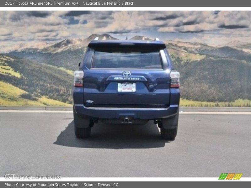 Nautical Blue Metallic / Black 2017 Toyota 4Runner SR5 Premium 4x4