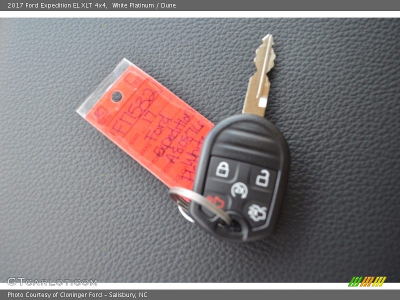 White Platinum / Dune 2017 Ford Expedition EL XLT 4x4