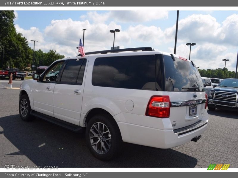 White Platinum / Dune 2017 Ford Expedition EL XLT 4x4