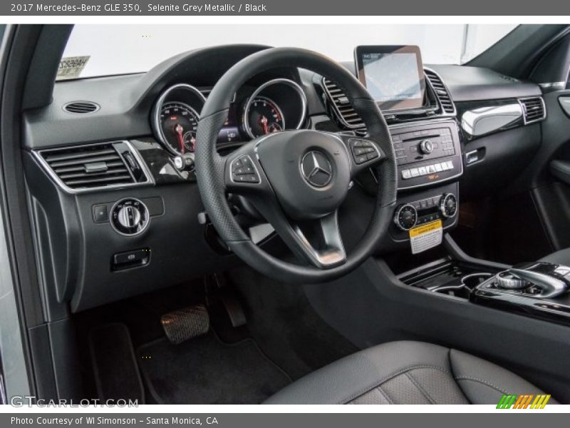 Selenite Grey Metallic / Black 2017 Mercedes-Benz GLE 350