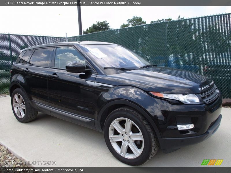 Santorini Black Metallic / Ebony 2014 Land Rover Range Rover Evoque Pure Plus