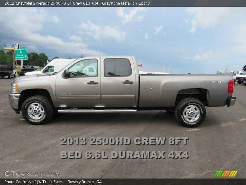 Graystone Metallic / Ebony 2013 Chevrolet Silverado 2500HD LT Crew Cab 4x4