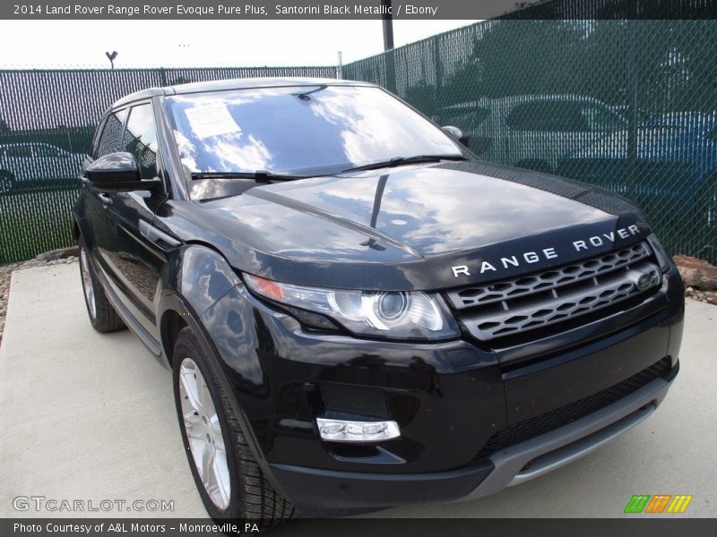 Santorini Black Metallic / Ebony 2014 Land Rover Range Rover Evoque Pure Plus