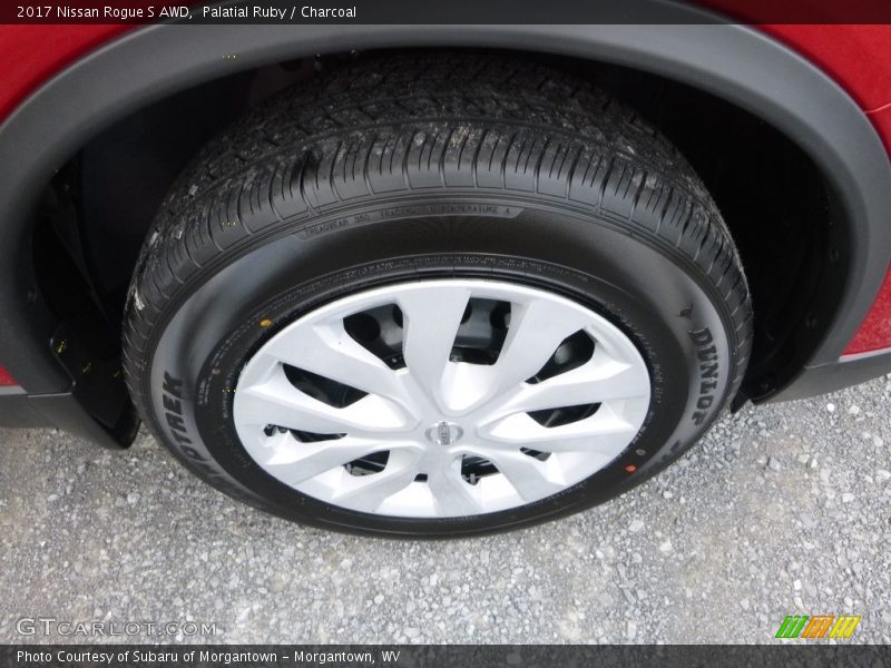Palatial Ruby / Charcoal 2017 Nissan Rogue S AWD