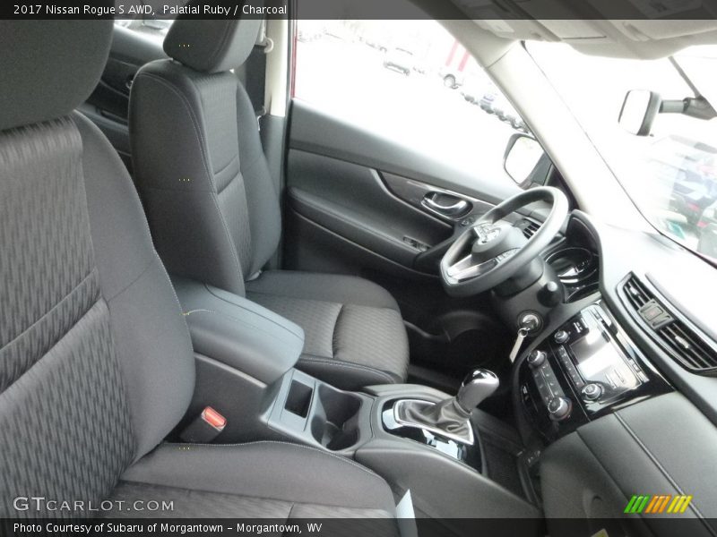 Palatial Ruby / Charcoal 2017 Nissan Rogue S AWD