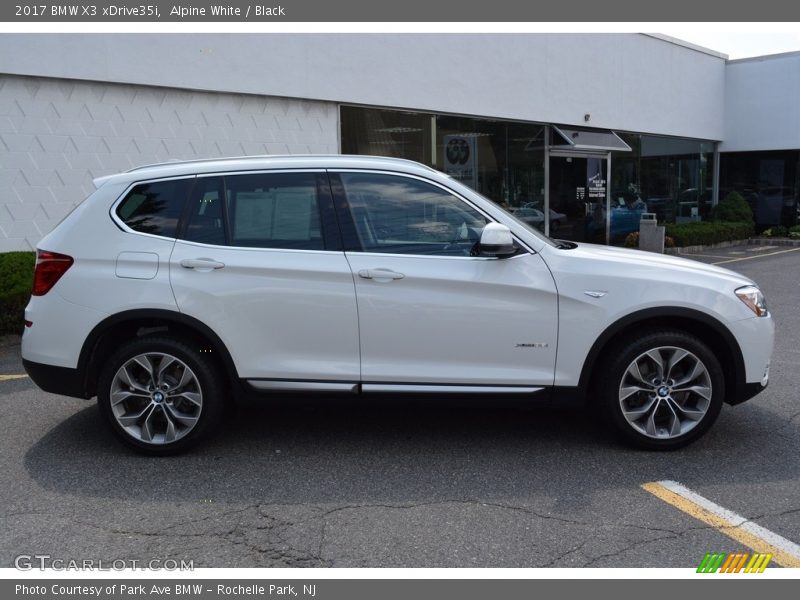 Alpine White / Black 2017 BMW X3 xDrive35i