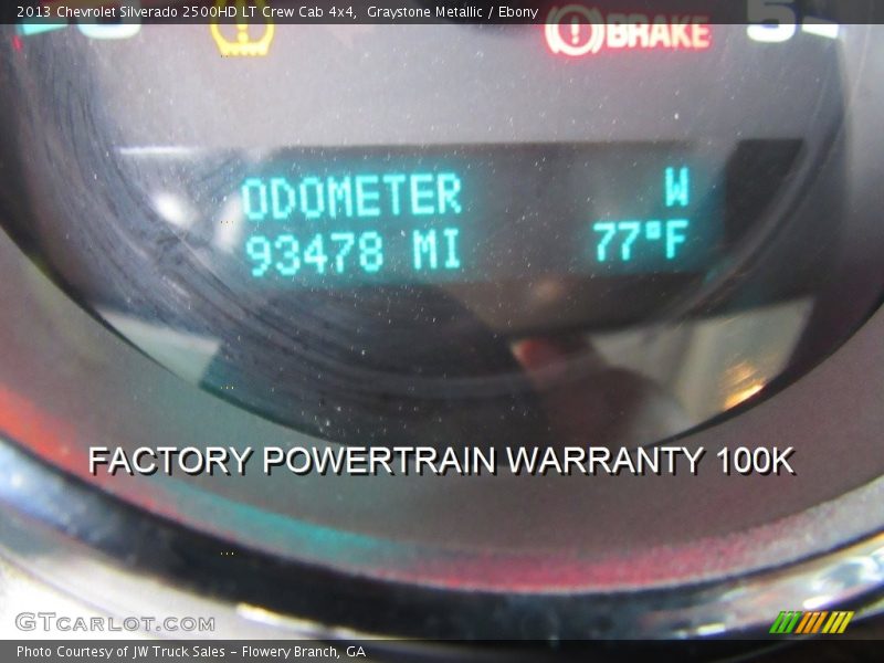 Graystone Metallic / Ebony 2013 Chevrolet Silverado 2500HD LT Crew Cab 4x4