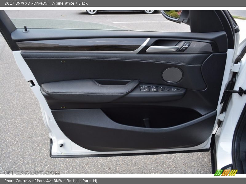 Alpine White / Black 2017 BMW X3 xDrive35i