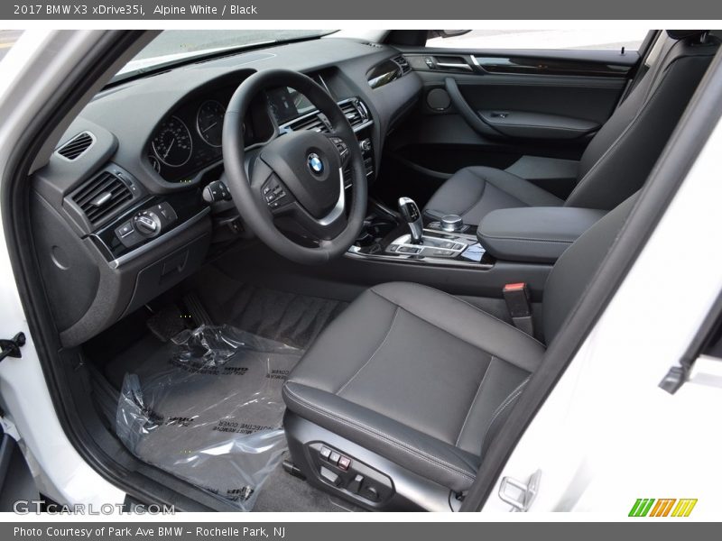  2017 X3 xDrive35i Black Interior