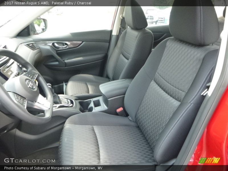 Palatial Ruby / Charcoal 2017 Nissan Rogue S AWD