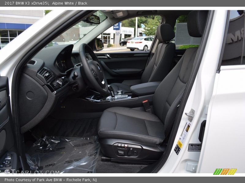 Alpine White / Black 2017 BMW X3 xDrive35i