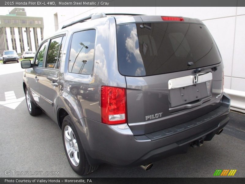 Modern Steel Metallic / Gray 2015 Honda Pilot EX-L 4WD