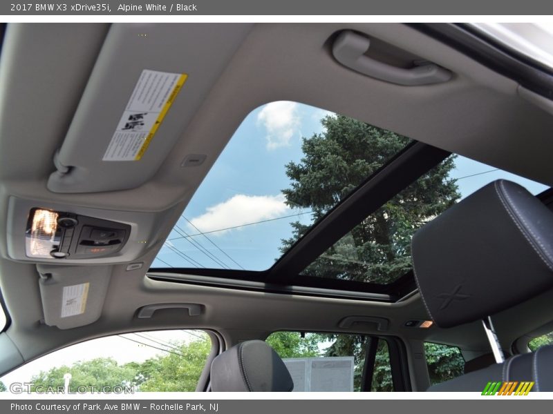 Alpine White / Black 2017 BMW X3 xDrive35i