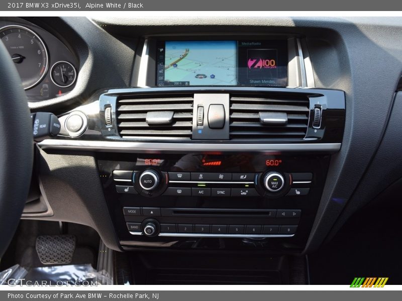 Controls of 2017 X3 xDrive35i