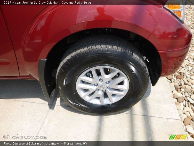 Cayenne Red / Beige 2017 Nissan Frontier SV Crew Cab 4x4